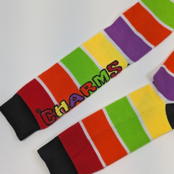 New Novelty "Lucky" Charms Crew Rainbow Fun Socks Unisex - Picture 3 of 5